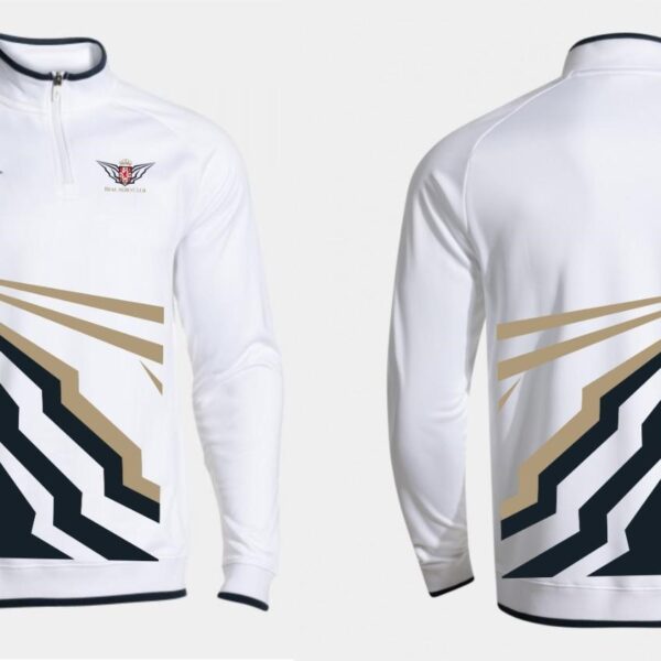 SUDADERA COMBI UNISEX BLANCO